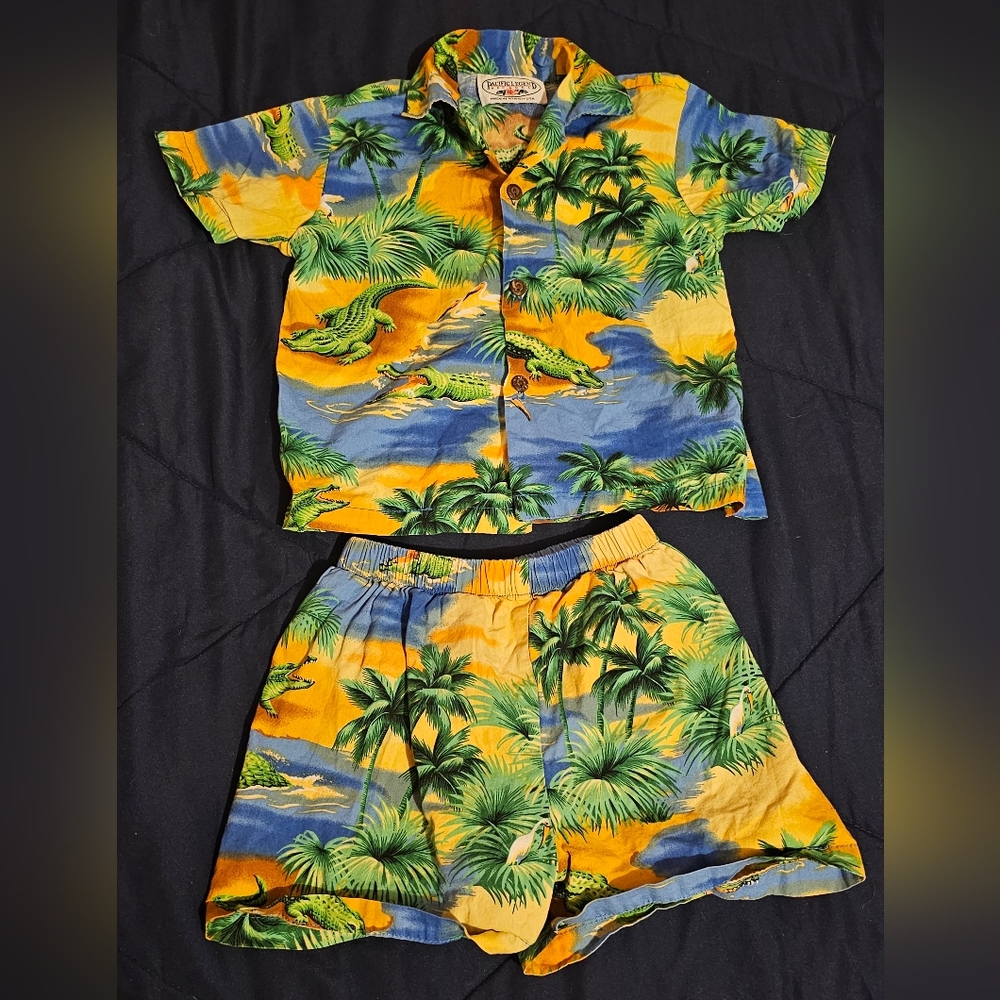 Toddler Boys 4T Hawaiian Outfit